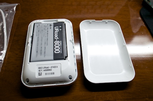 URoad-8000のバッテリー