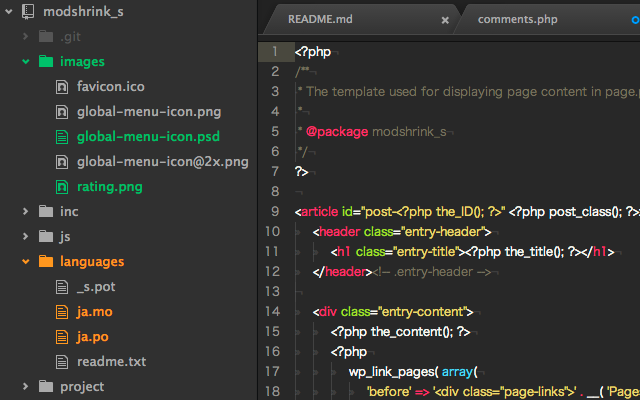 Atom Editor
